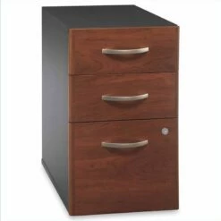Bush Business Furniture Series C 4-Piece L-Shape Desk Set In Hansen Cherry -CYMAX Sales 13214 3 L 1