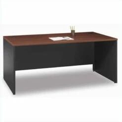 Bush Business Furniture Series C 72" Desk With 2 Lateral Files In Hansen Cherry -CYMAX Sales 13232 1 L