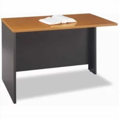 Bush Business Furniture Series C U-Shape Desk In Hansen Cherry -CYMAX Sales 13266 3 L 1