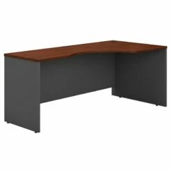 Bush Business Furniture Series C 72" RH Corner Module In Mocha Cherry