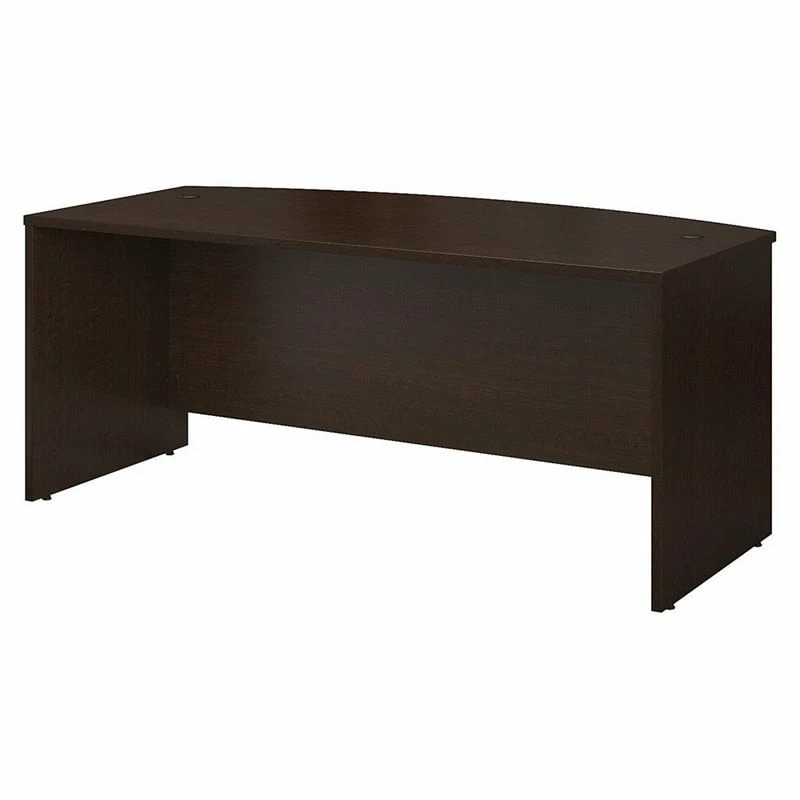 Series C 72" Bow Front Desk Shell In Mahogany - Engineered Wood 22 Series C 72" Bow Front Desk Shell In Mahogany - Engineered Wood - Image 20