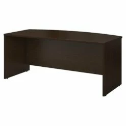 Bush Business Furniture Series C 72" Bow Front Desk Shell In Natural Cherry -CYMAX Sales 13466 L 2