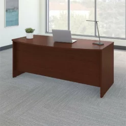 Series C 72" Bow Front Desk Shell In Mahogany - Engineered Wood 30 Series C 72" Bow Front Desk Shell In Mahogany - Engineered Wood -CYMAX Sales 13468 2 L 1