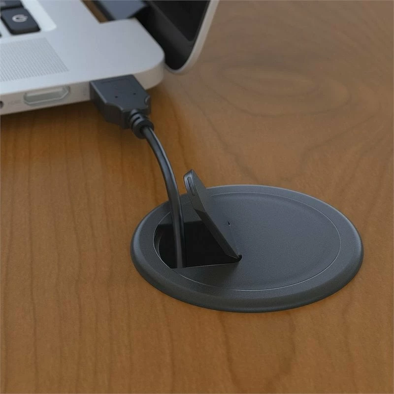 Series C 72" Bow Front Desk Shell In Mahogany - Engineered Wood 6 Series C 72" Bow Front Desk Shell In Mahogany - Engineered Wood - Image 4