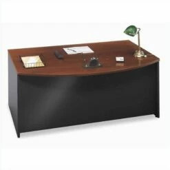 Bush Business Furniture Series C Mocha Cherry Bow Front Desk And Filing Cabinets 10 Bush Business Furniture Series C Mocha Cherry Bow Front Desk And Filing Cabinets -CYMAX Sales 13611 3 L