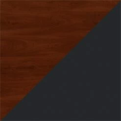 Series A 60W Office Desk In Hansen Cherry And Galaxy - Engineered Wood -CYMAX Sales 13720 9 L