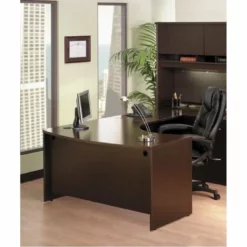 Bush Business Furniture Series C Right-Hand Bow-Front Desk With Return -CYMAX Sales 13846 L 1