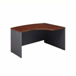 Bush Business Furniture Series C Mocha Cherry L-Shaped Desk