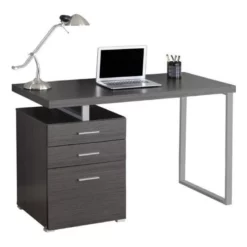 Computer Desk Home Office Laptop Storage Drawers 48"L Work Metal White -CYMAX Sales 1395005 L