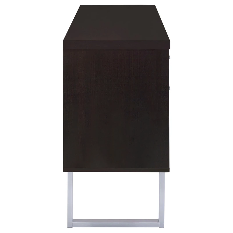 Coaster Lawtey Modern Wood 5-drawer Credenza With Adjustable Shelf Cappuccino 7 Coaster Lawtey Modern Wood 5-drawer Credenza With Adjustable Shelf Cappuccino - Image 5