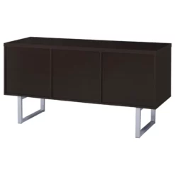 Coaster Lawtey Modern Wood 5-drawer Credenza With Adjustable Shelf Cappuccino 20 Coaster Lawtey Modern Wood 5-drawer Credenza With Adjustable Shelf Cappuccino -CYMAX Sales 1404757 12 L