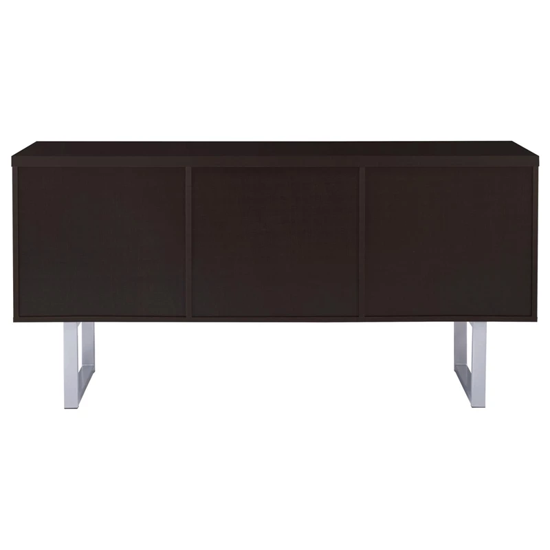 Coaster Lawtey Modern Wood 5-drawer Credenza With Adjustable Shelf Cappuccino 9 Coaster Lawtey Modern Wood 5-drawer Credenza With Adjustable Shelf Cappuccino - Image 7