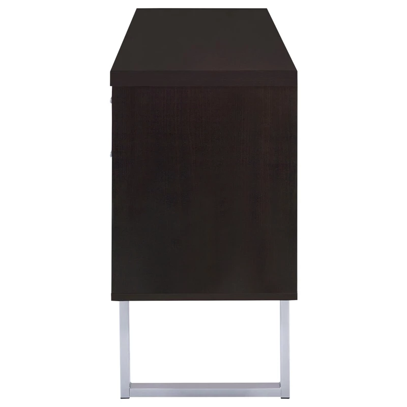 Coaster Lawtey Modern Wood 5-drawer Credenza With Adjustable Shelf Cappuccino 11 Coaster Lawtey Modern Wood 5-drawer Credenza With Adjustable Shelf Cappuccino - Image 9