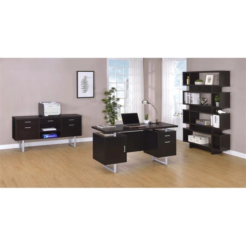 Coaster Lawtey Modern Wood 5-drawer Credenza With Adjustable Shelf Cappuccino 14 Coaster Lawtey Modern Wood 5-drawer Credenza With Adjustable Shelf Cappuccino - Image 12