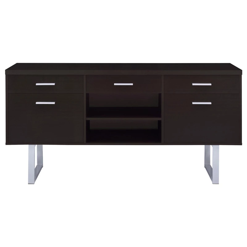 Coaster Lawtey Modern Wood 5-drawer Credenza With Adjustable Shelf Cappuccino 5 Coaster Lawtey Modern Wood 5-drawer Credenza With Adjustable Shelf Cappuccino - Image 3