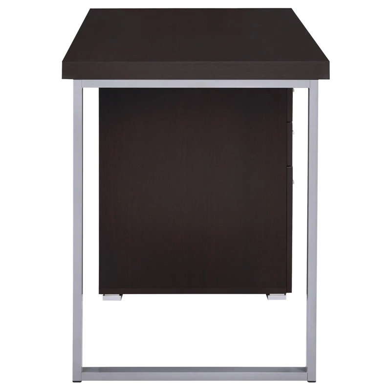 Coaster Brennan 3-Drawer Wood Office Desk Weathered Gray And Silver 19 Coaster Brennan 3-Drawer Wood Office Desk Weathered Gray And Silver - Image 17