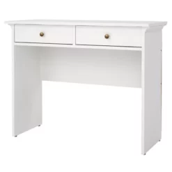Tvilum Sonoma Home Office Writing Desk With 2 Drawers In White