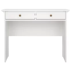 Tvilum Sonoma Home Office Writing Desk With 2 Drawers In White -CYMAX Sales 1439680 20 L