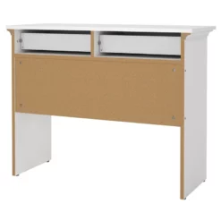 Tvilum Sonoma Home Office Writing Desk With 2 Drawers In White -CYMAX Sales 1439680 26 L