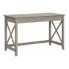 Key West 48W Writing Desk In Dark Gray Hickory - Engineered Wood -CYMAX Sales 1453744 6 L