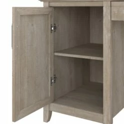 Key West 54W Computer Desk With Storage In Washed Gray - Engineered Wood -CYMAX Sales 1453745 14 L