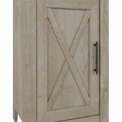 Key West 54W Computer Desk With Storage In Washed Gray - Engineered Wood -CYMAX Sales 1453745 15 L