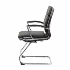 Boss Office CaressoftPlus Executive Guest Chair In Black 10 Boss Office CaressoftPlus Executive Guest Chair In Black -CYMAX Sales 1459540 2 L