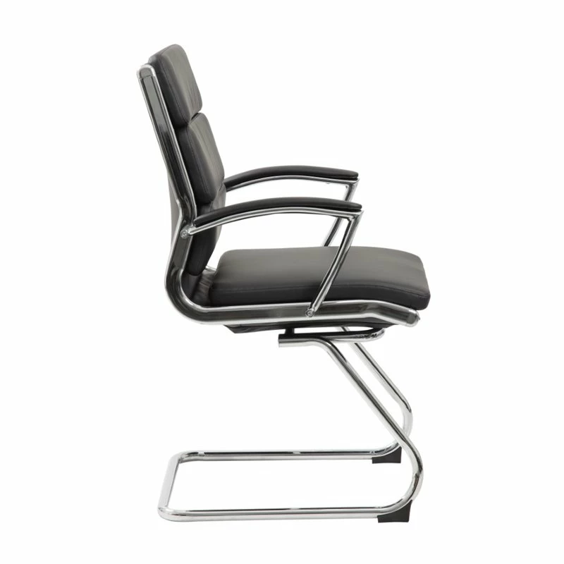 Boss Office CaressoftPlus Executive Guest Chair In Black 6 Boss Office CaressoftPlus Executive Guest Chair In Black - Image 4