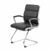 Boss Office CaressoftPlus Executive Guest Chair In Black -CYMAX Sales 1459540 L