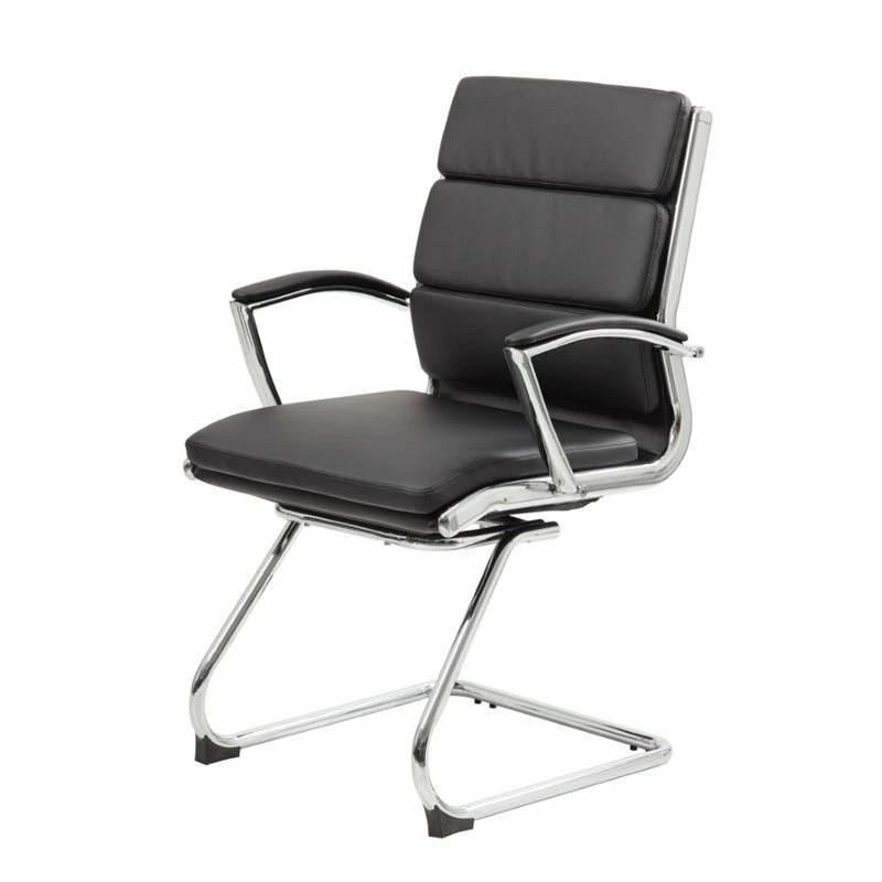Boss Office CaressoftPlus Executive Guest Chair In Black 3 Boss Office CaressoftPlus Executive Guest Chair In Black