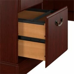 Kathy Ireland Office By Bennington Credenza In Harvest Cherry -CYMAX Sales 1460481 16 L
