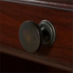 Kathy Ireland Office By Bennington Credenza In Harvest Cherry -CYMAX Sales 1460481 17 L