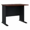 Pemberly Row 36" Transitional Engineered Wood Desk In Hansen Cherry/Gray 1 Pemberly Row 36" Transitional Engineered Wood Desk In Hansen Cherry/Gray -CYMAX Sales 1461718 4 L