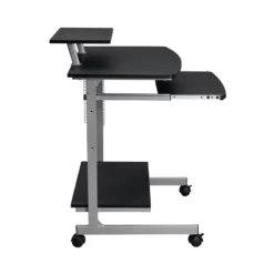 Pemberly Row Wood Top Computer Work Station In Graphite 29 Pemberly Row Wood Top Computer Work Station In Graphite -CYMAX Sales 1462181 20 L