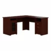Pemberly Row 60" Transitional Engineered Wood L-Computer Desk In Harvest Cherry -CYMAX Sales 1462576 8 L 1