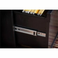 Pemberly Row Modern Engineered Wood Corner Computer Desk In Antique Black -CYMAX Sales 1463126 13 L