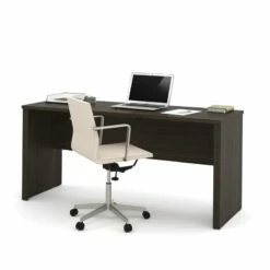 Bestar Embassy 71" X 24" Desk Shell In Dark Chocolate