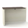 Bestar Prestige Plus Return Table In White Chocolate And Antigua