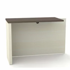 Bestar Prestige Plus Return Table In White Chocolate And Antigua