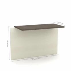 Bestar Prestige Plus Return Bridge In White Chocolate And Antigua -CYMAX Sales 1464197 1 L