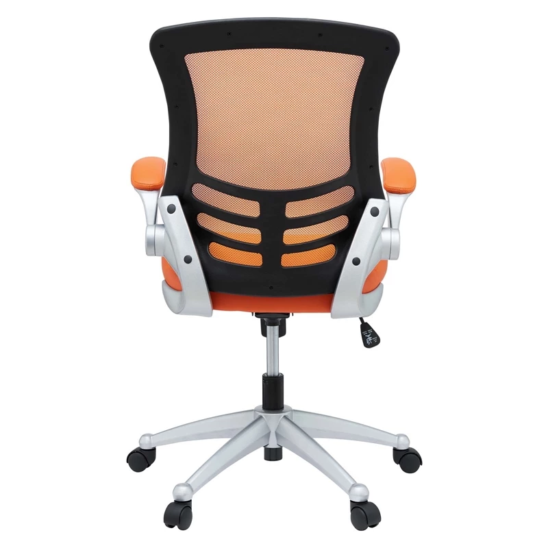 Modway Attainment Modern Style Vinyl Office Chair In Orange Finish 17 Modway Attainment Modern Style Vinyl Office Chair In Orange Finish - Image 15