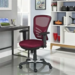 Modway Articulate Modern Mesh And Fabric Office Chair In Red Finish 31 Modway Articulate Modern Mesh And Fabric Office Chair In Red Finish -CYMAX Sales 1468284 3 L