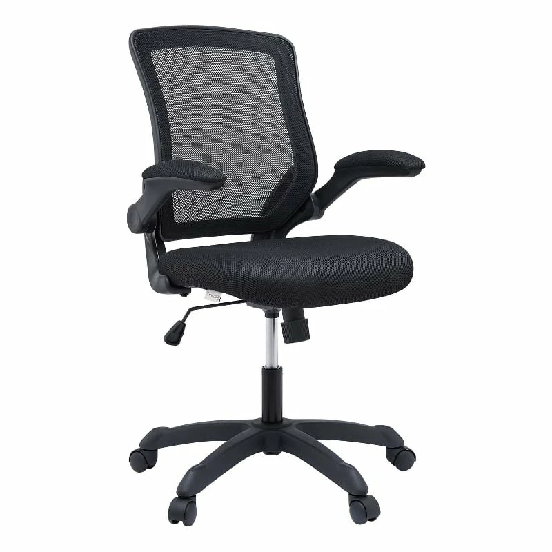 Modway Veer Modern Style Mesh Fabric Office Chair In Brown Finish 13 Modway Veer Modern Style Mesh Fabric Office Chair In Brown Finish - Image 11