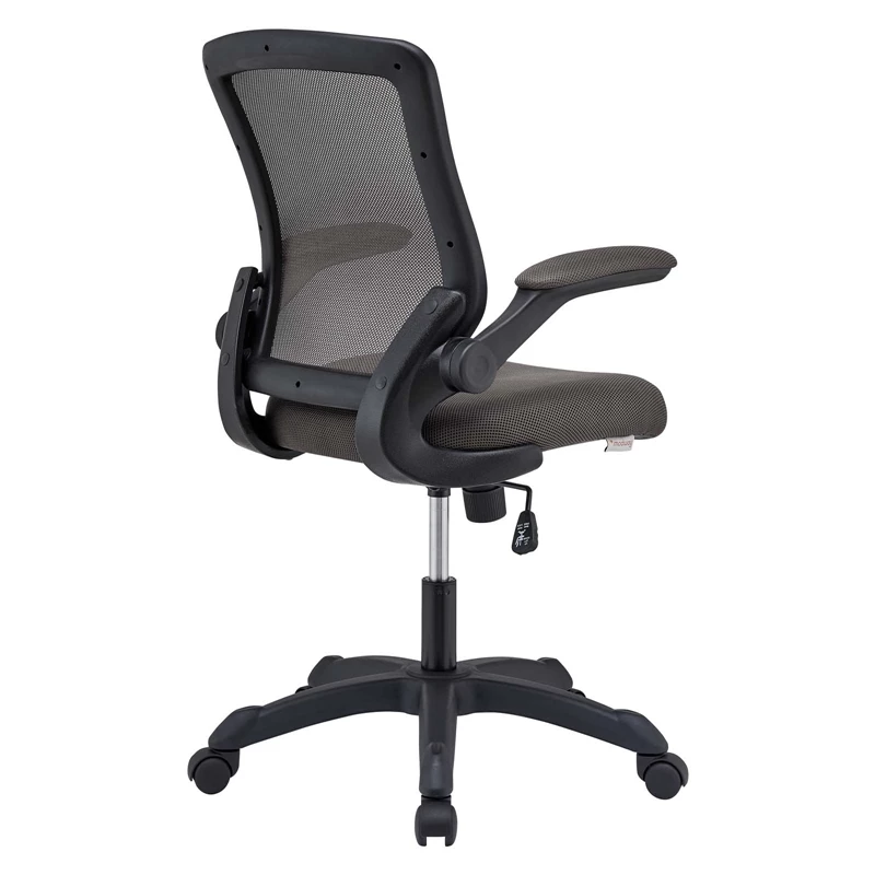 Modway Veer Modern Style Mesh Fabric Office Chair In Gray Finish 21 Modway Veer Modern Style Mesh Fabric Office Chair In Gray Finish - Image 19