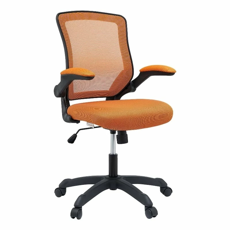 Modway Veer Modern Style Mesh Fabric Office Chair In Brown Finish 8 Modway Veer Modern Style Mesh Fabric Office Chair In Brown Finish - Image 6
