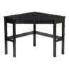 Pemberly Row Transitional Wood Corner Computer Desk In Painted Black -CYMAX Sales 1470943 1470945 L
