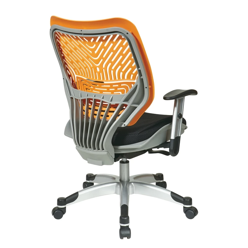 Unique Self Adjusting Orange Fabric SpaceFlex Back Managers Chair 5 Unique Self Adjusting Orange Fabric SpaceFlex Back Managers Chair - Image 3