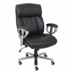 ACME Kera Bonded Leather Pneumatic Lift Office Chair In Black