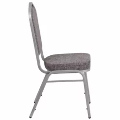Flash Furniture Fabric Banquet Stack Chair In Silver And Gray -CYMAX Sales 1521693 1 L 2
