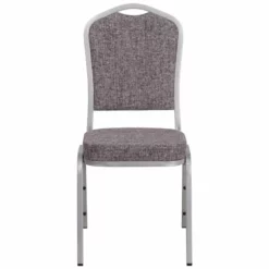 Flash Furniture Fabric Banquet Stack Chair In Silver And Gray -CYMAX Sales 1521693 3 L 2